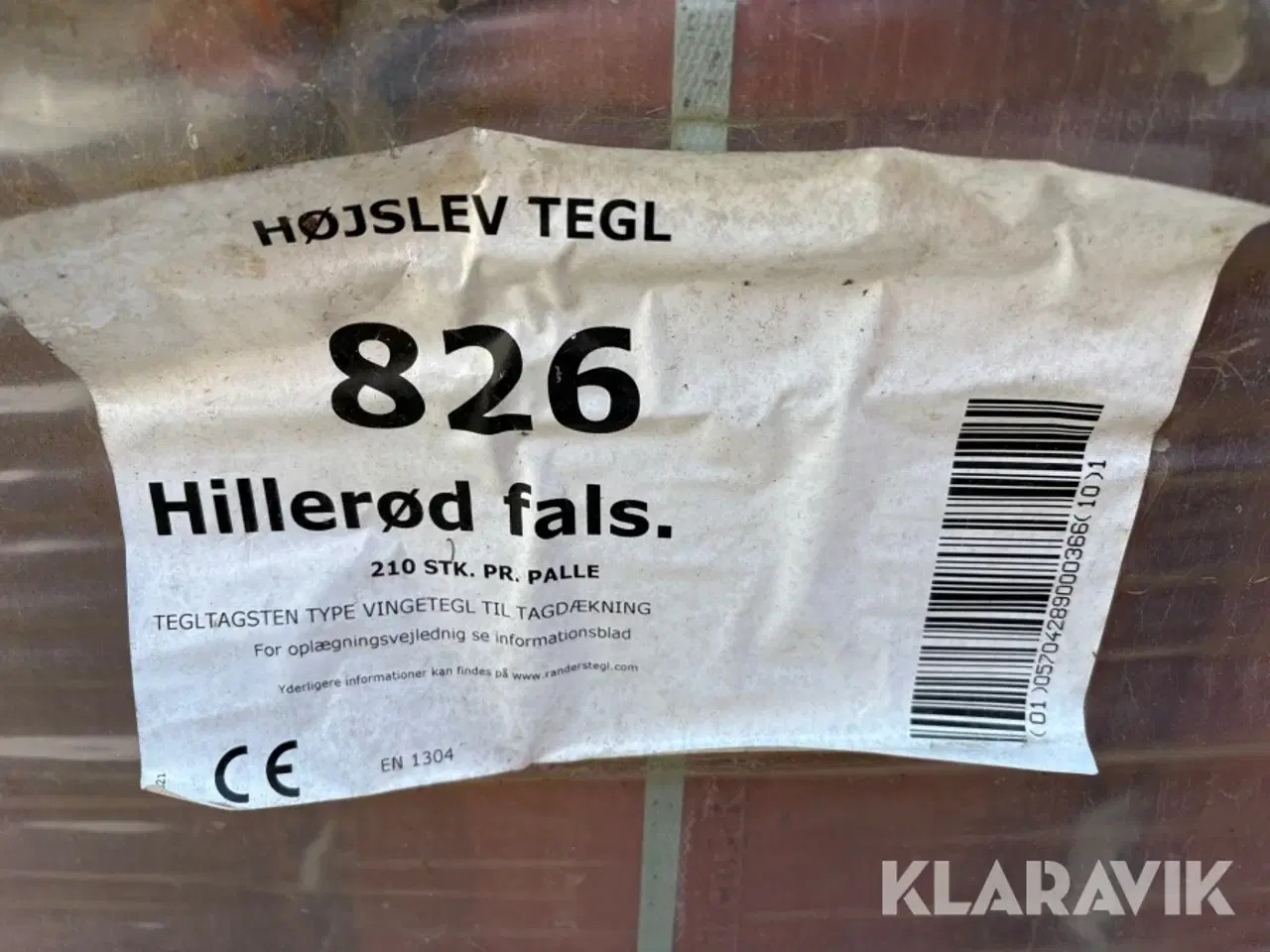 Billede 8 - Tagsten Randers Tegl Hillerød fals vingetegl 210 styk 2 paller