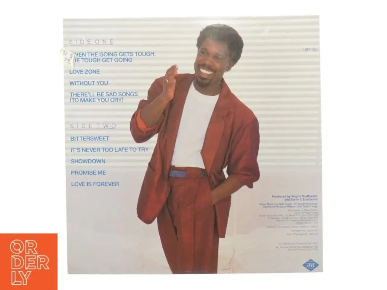 Billede 4 - Billy Ocean, love zone fra Jive (str. 30 cm)