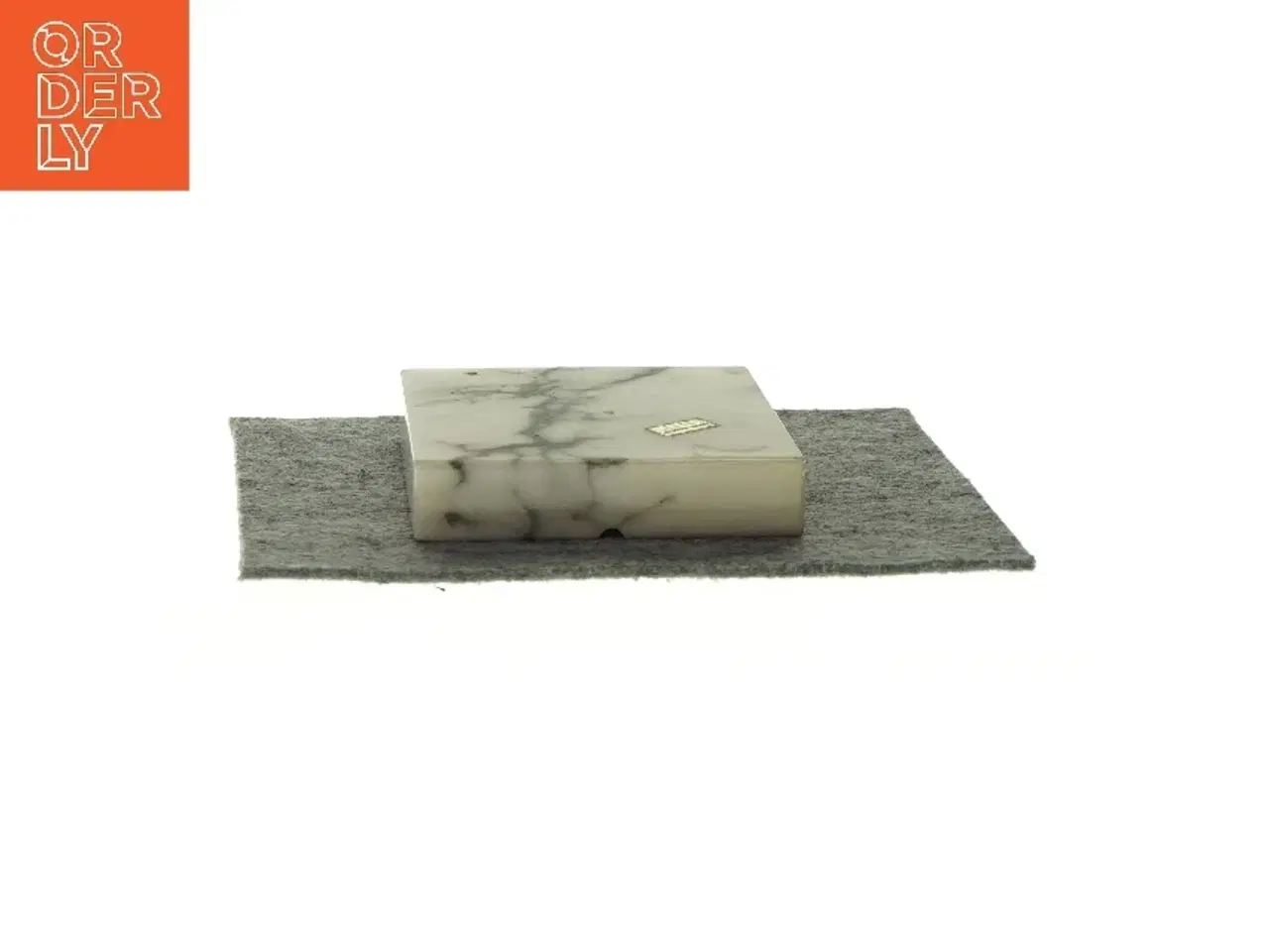 Billede 4 - Dekorativt fad i marmor fra Genuine Alabaster (str. LBH: 13x13x3cm)