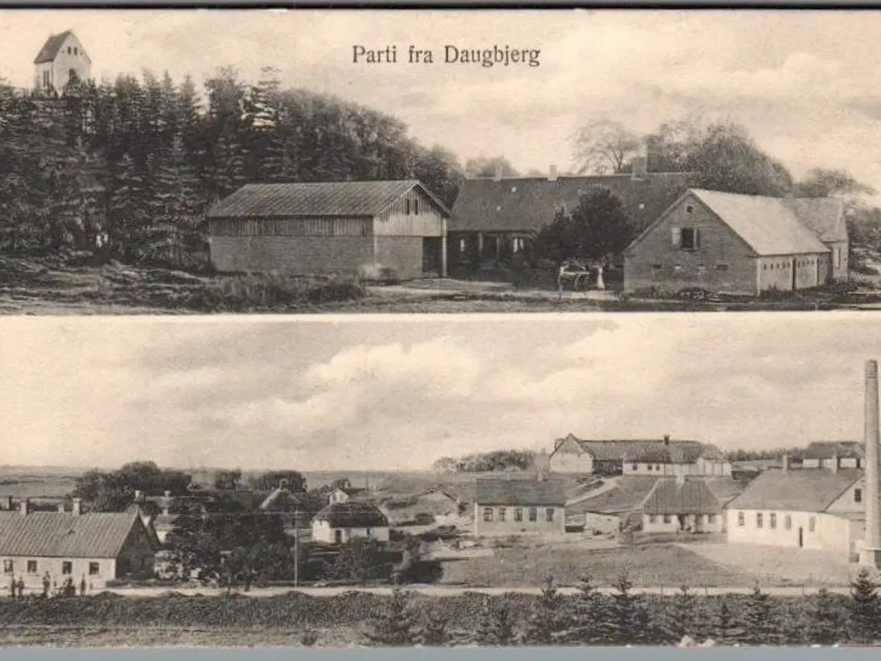 Billede 1 - Parti fra Daubjerg - Postkort - Ubrugt