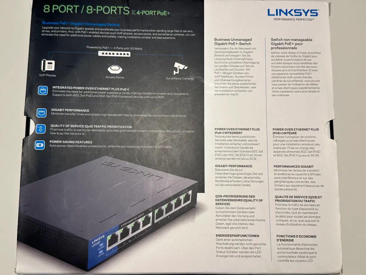 Billede 4 - Linksys PoE+ Switch