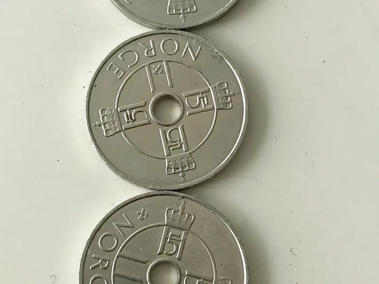 Billede 9 - 1995-08 Norske 1, 5, 10 og 20 norske kr. (mønter)