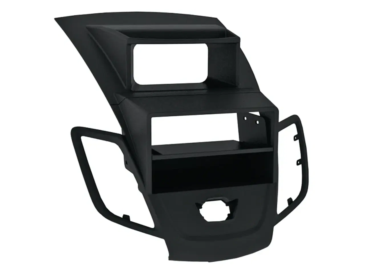 Billede 1 - Radioramme 2-DIN Fiesta 09-> sort med rum