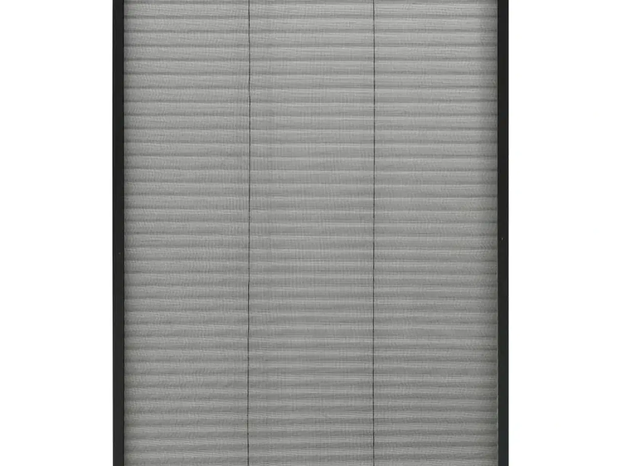 Billede 2 - Plisseret insektnet til vinduer 80x160 cm aluminium antracitgrå