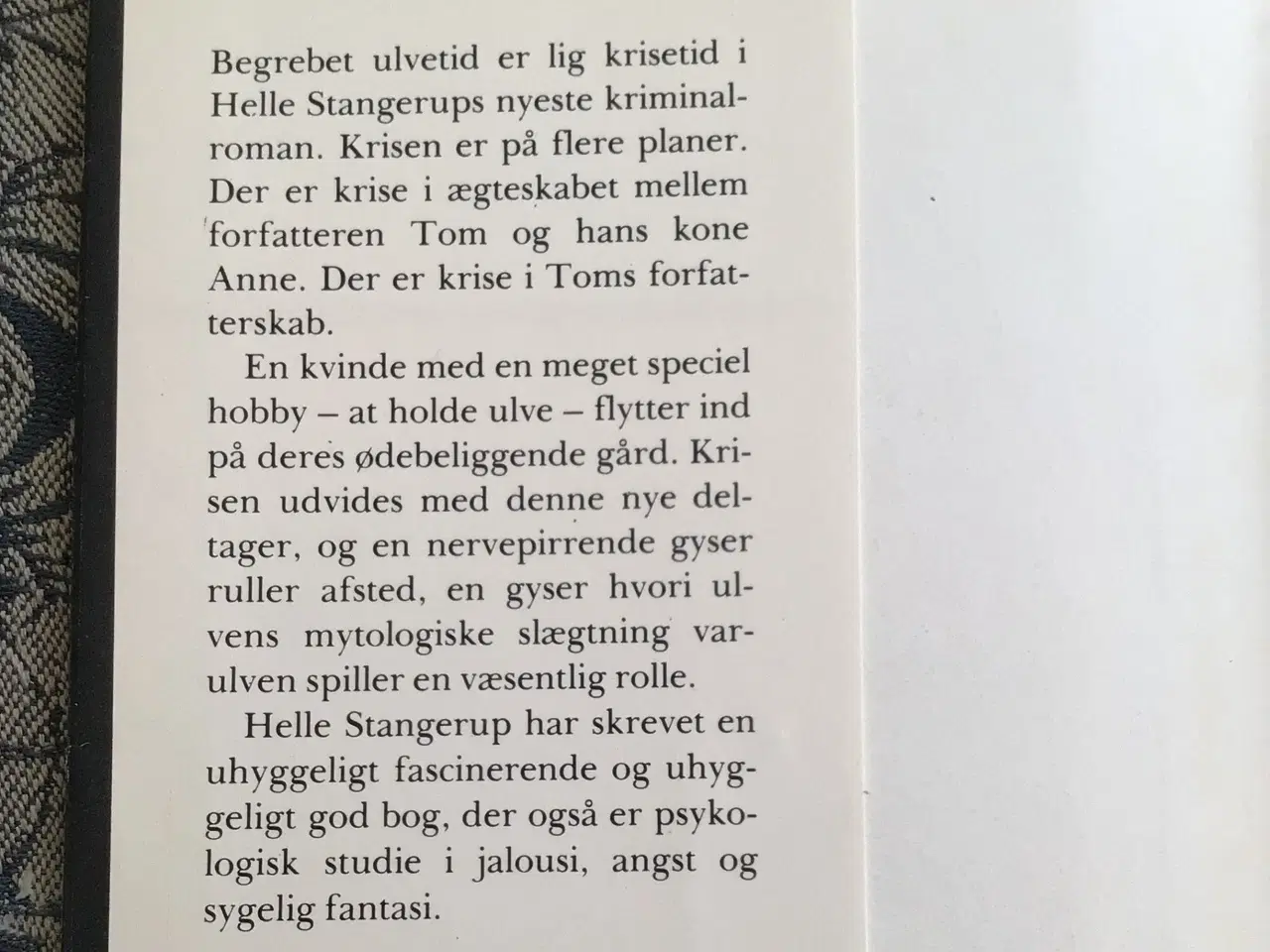 Billede 2 - Helle Stangerup : Ulvetid