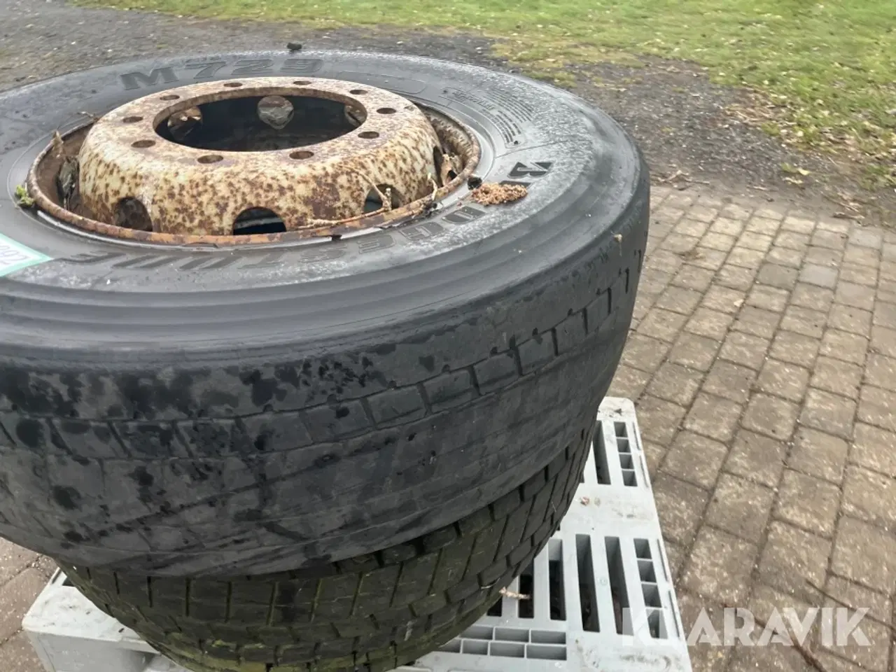 Billede 2 - Lastbil Bridgestone M729 dæk