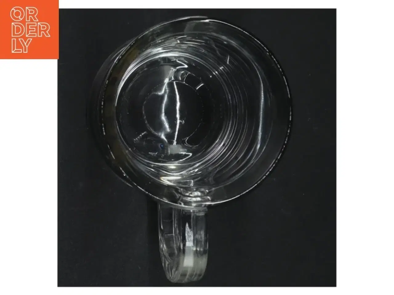 Billede 2 - Glasølkrus med indgravering (str. Ø 8 x 14 cm)