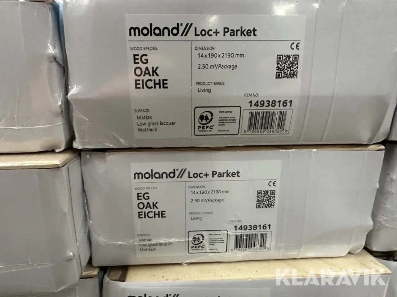 Billede 10 - Moland Parket Loc+ Eg UV-matlak 14mm  - 60 m2