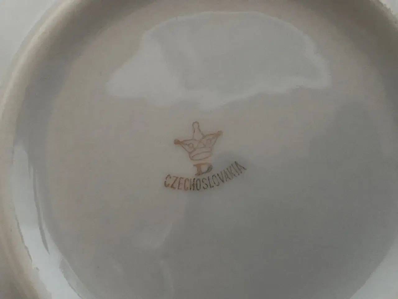 Billede 6 - Kaffestel med violer og guld kant - vintage