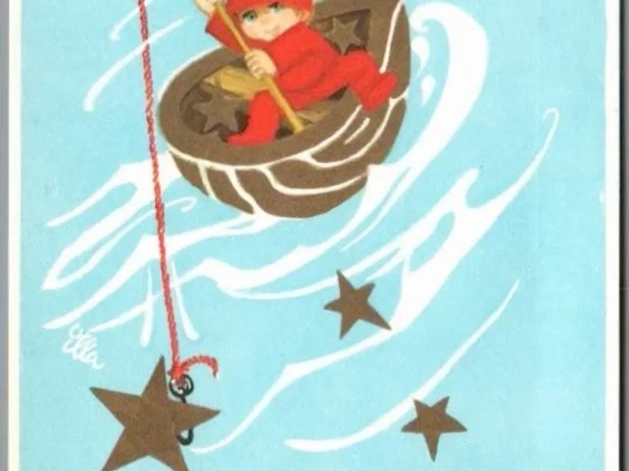 Billede 1 - Illa - Glædelig Jul - Printed in Denmark 151 d00 375 - Postkort - Brugt