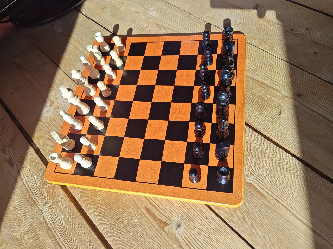 Billede 1 - Skak Brætspil i Træ