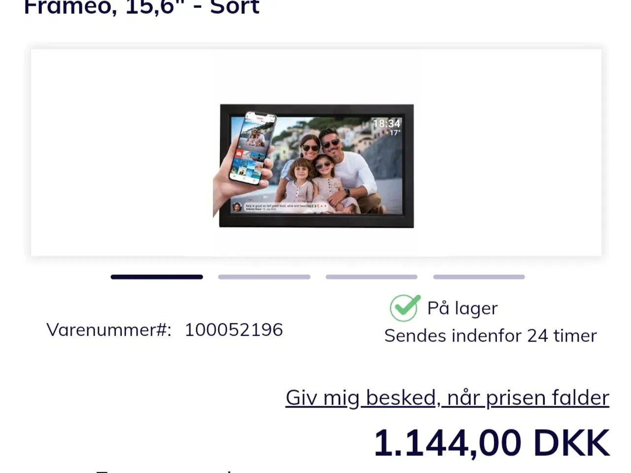 Billede 1 - Digital fotoramme