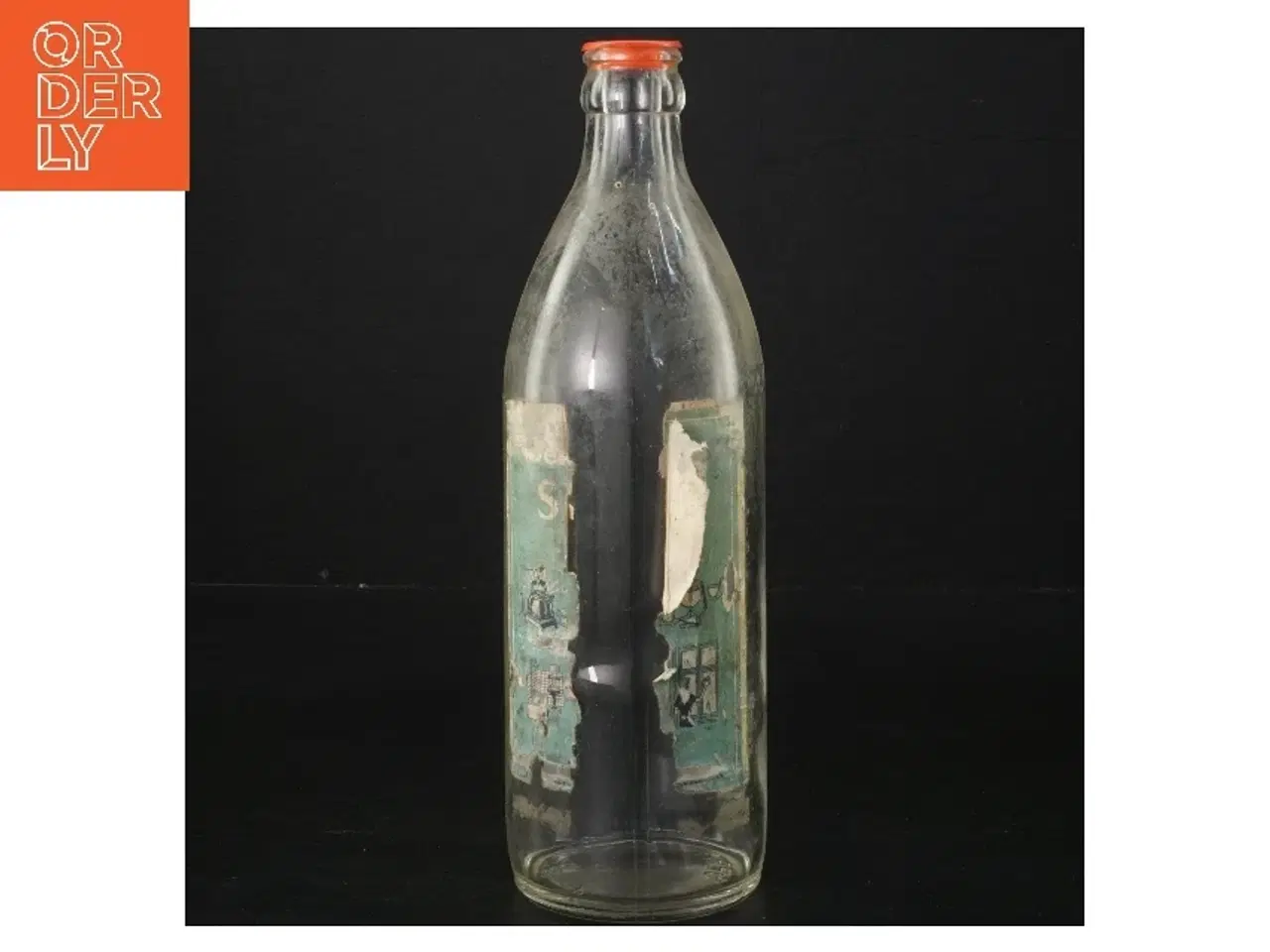 Billede 1 - Gammel flaske med etiket (str. 22x6 cm)