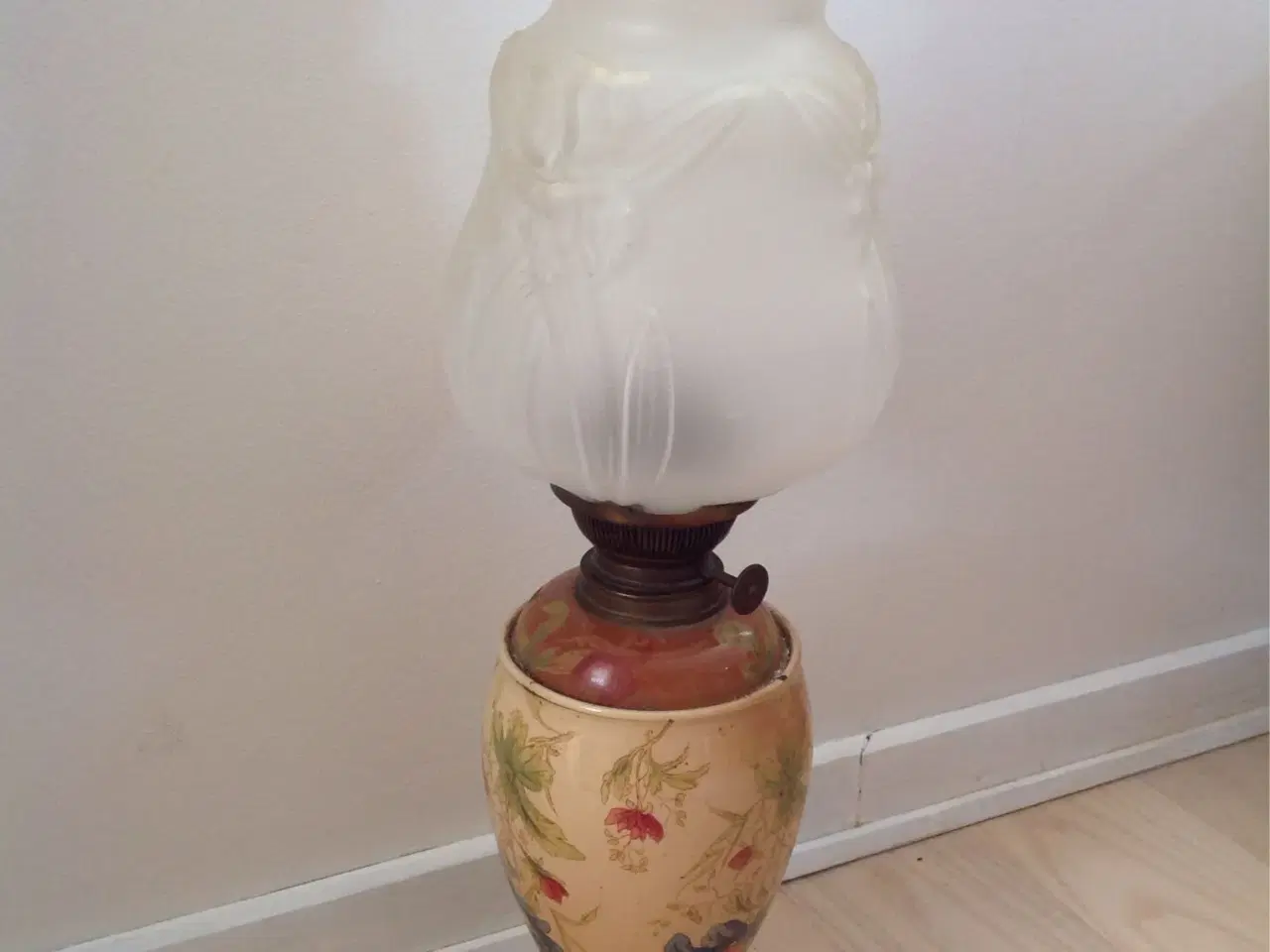 Billede 3 - Antik unik petroleumslampe