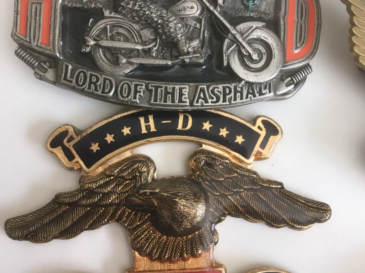 Billede 10 - harley davidson bæltespænde bælte livrem emblem