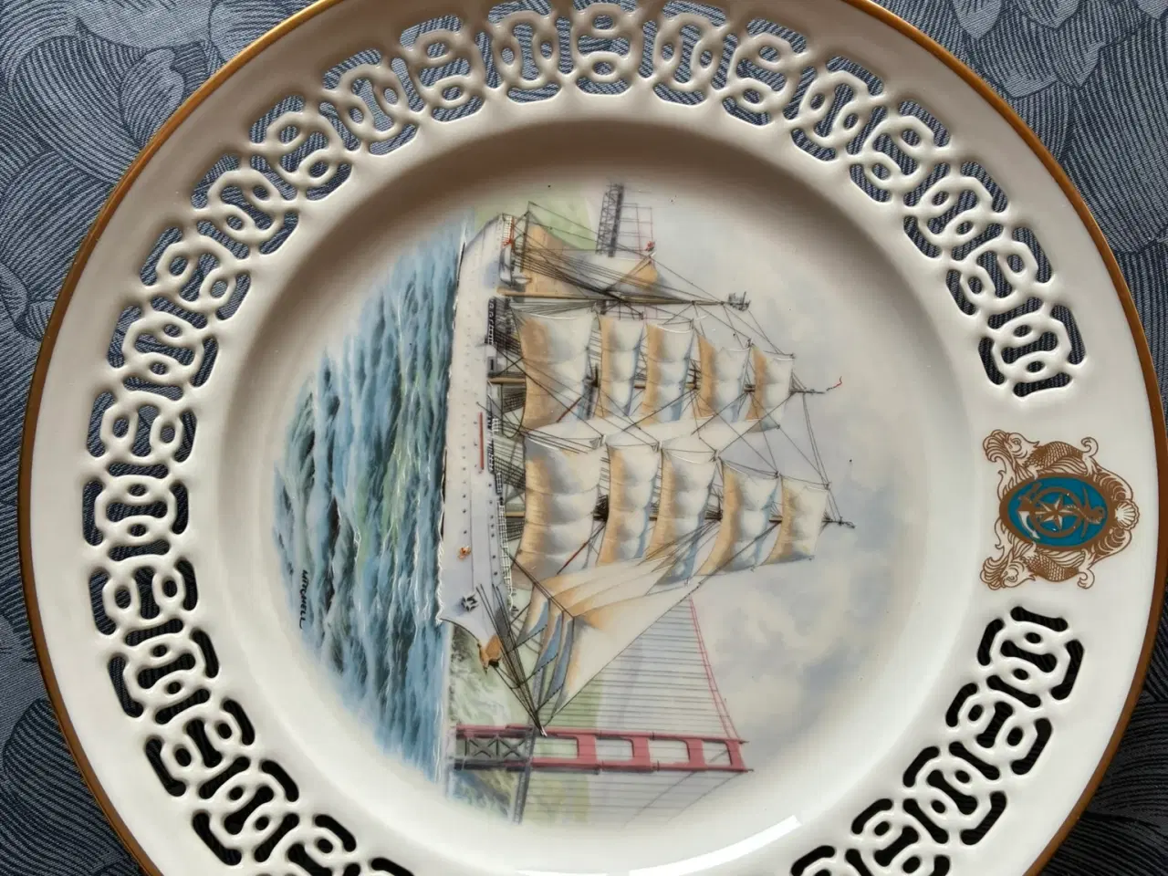 Billede 3 - Seks smukke skibsplatter sælges samlet