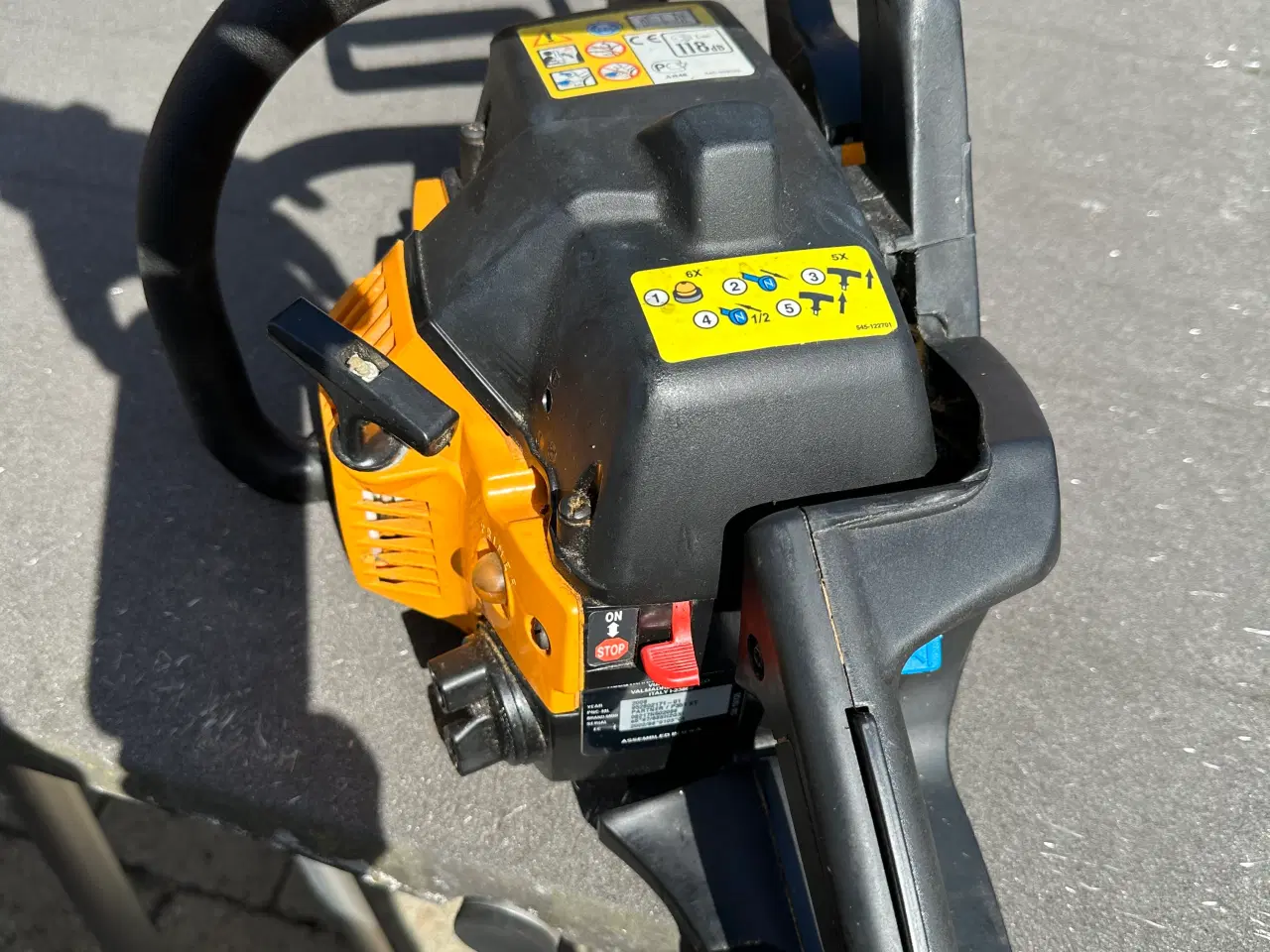 Billede 3 - Motorsav, hjelm og sikkerhedshandsker
