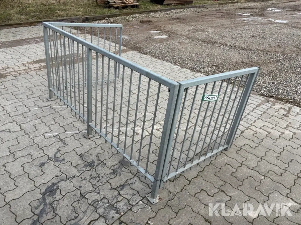 Billede 1 - Gelænder med låge varmegalvaniseret