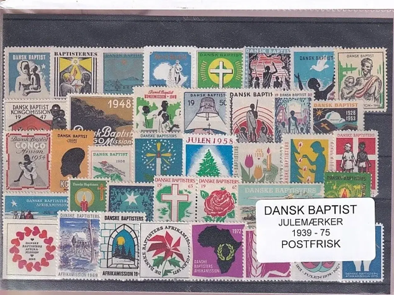 Billede 1 - Dansk Baptist Julemærker 1939 - 75 - Postfrisk