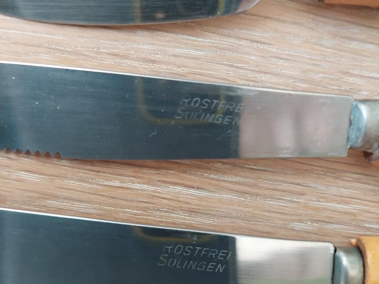 Billede 2 - Knive med bambus skaft