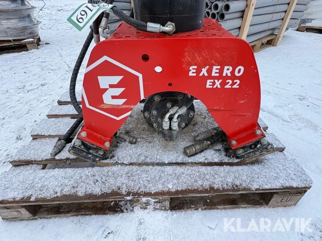 Billede 8 - Pladevibrator Exero EX22 hydraulisk til gravemaskine