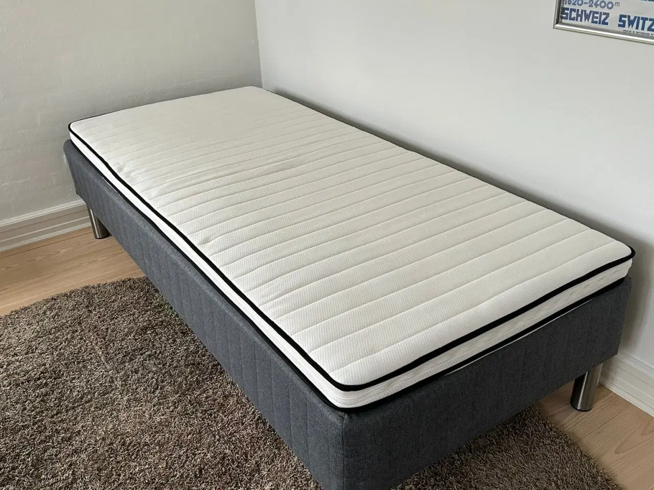 Billede 4 - Boksmadras 90 x 200 cm incl topmadras