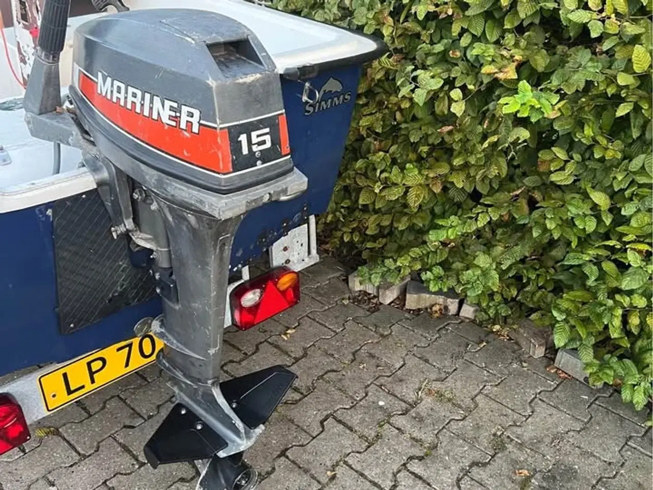 Billede 4 - jolle med trailer og 15 hk motor