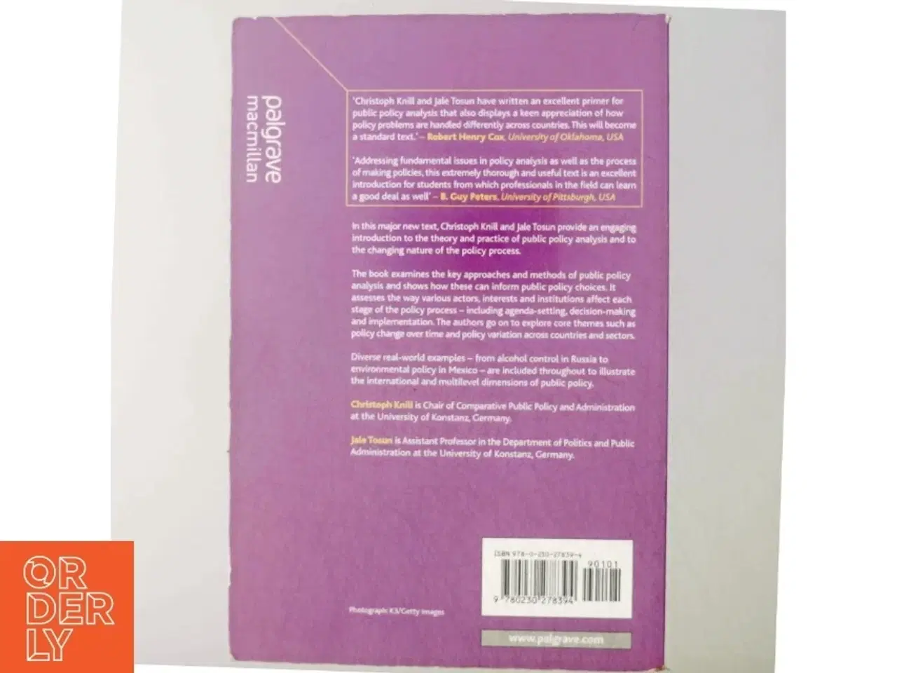 Billede 3 - Public policy : a new introduction (Bog)