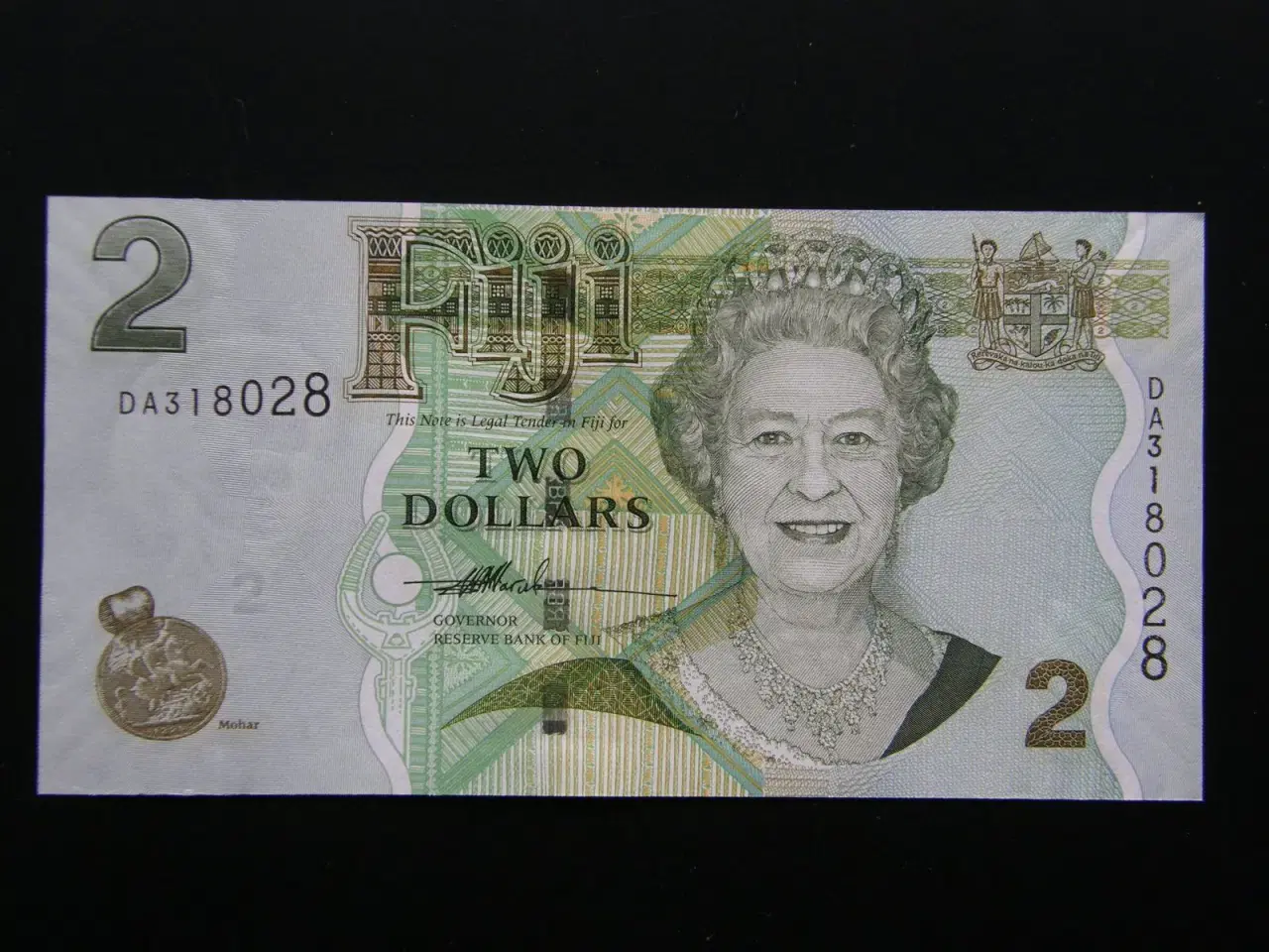 Billede 1 - Fiji  2 Dollars 2007  P109  Unc.