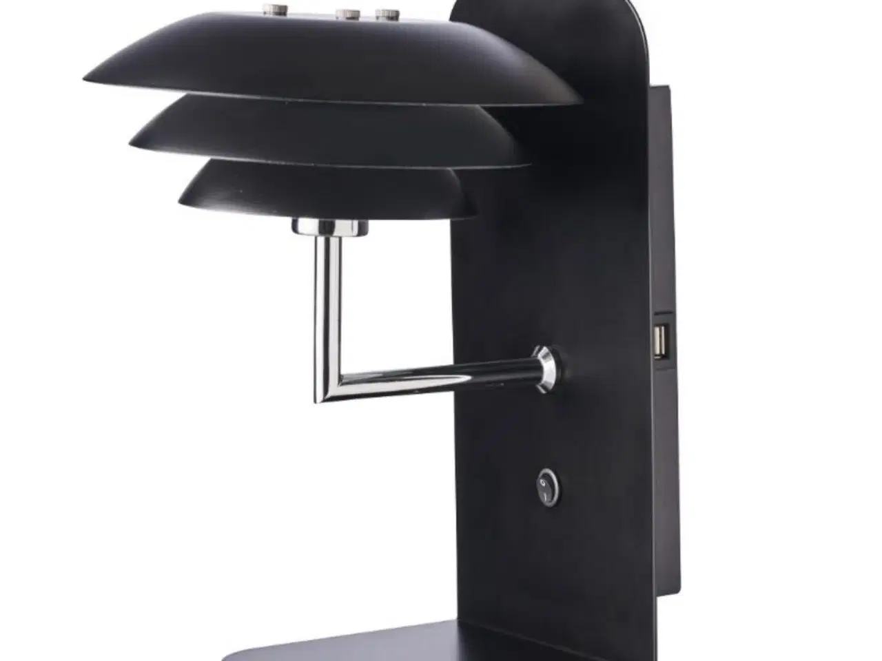 Billede 4 - 2 stk. Dyberg Larsen DL20 væglampe med USB, sort