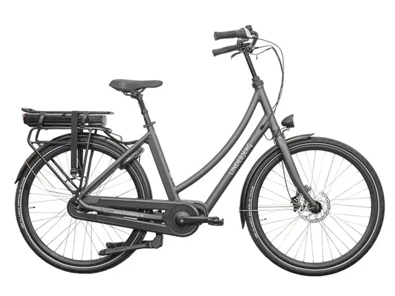 Billede 1 - Lindebjerg 28'' Elcykel City Long Range - Stone Grey