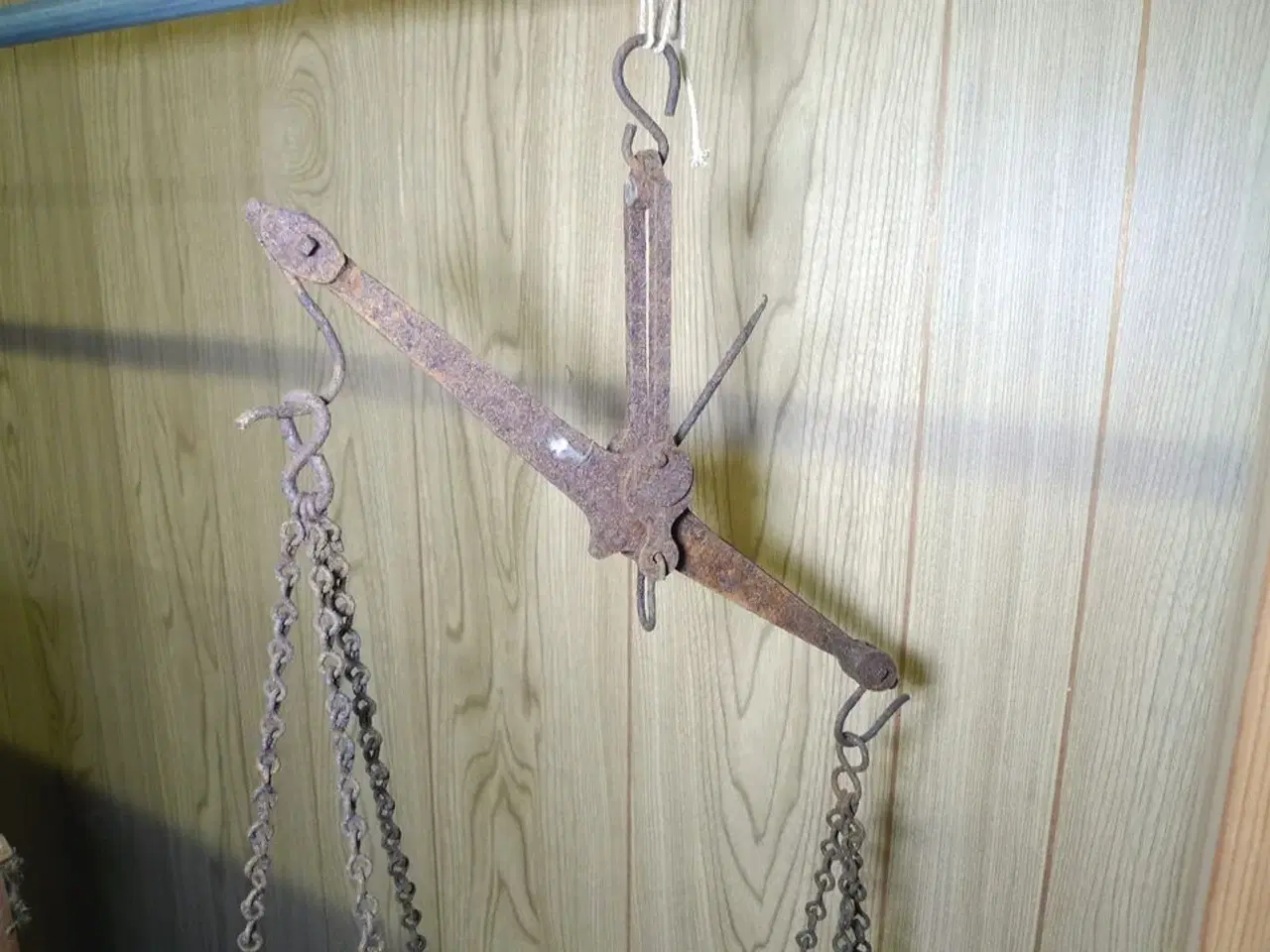 Billede 9 - Messing, 2 stk. lamper, kaffekande og sengevarmer, balancevægt