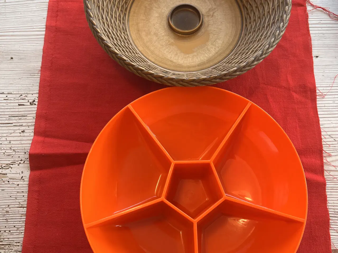 Billede 4 - Retro snackskål i plast. 