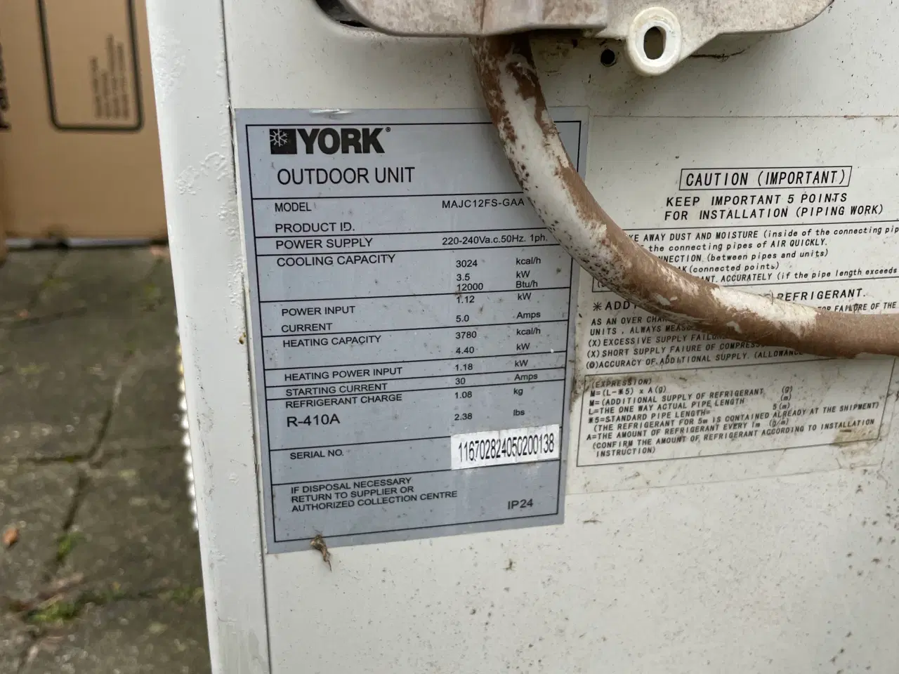 Billede 5 - York velfungerende varmepumpe 