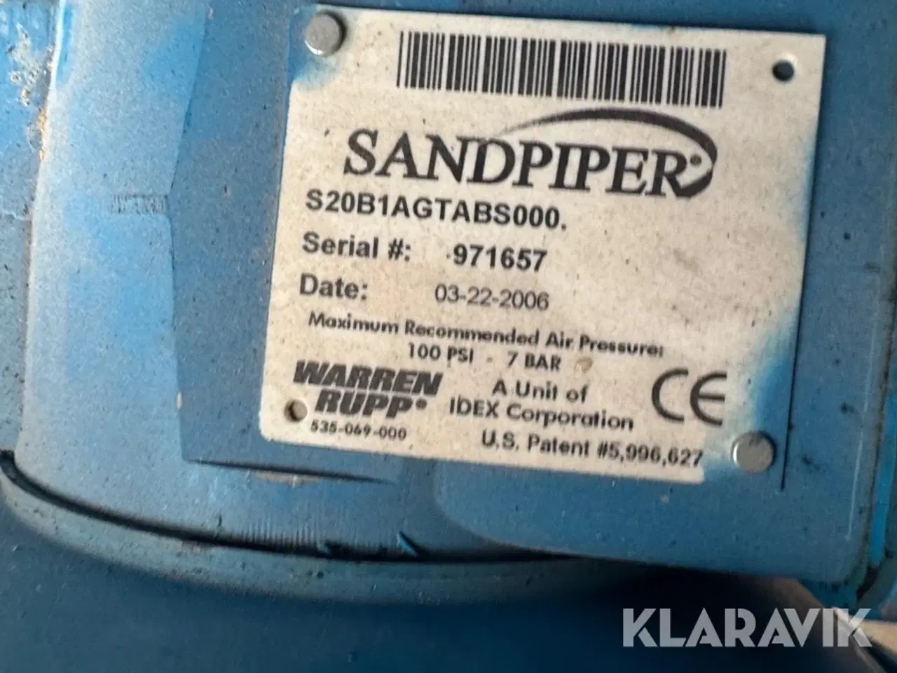 Billede 6 - Membranpumper Sanpiper S20B1ATABS600
