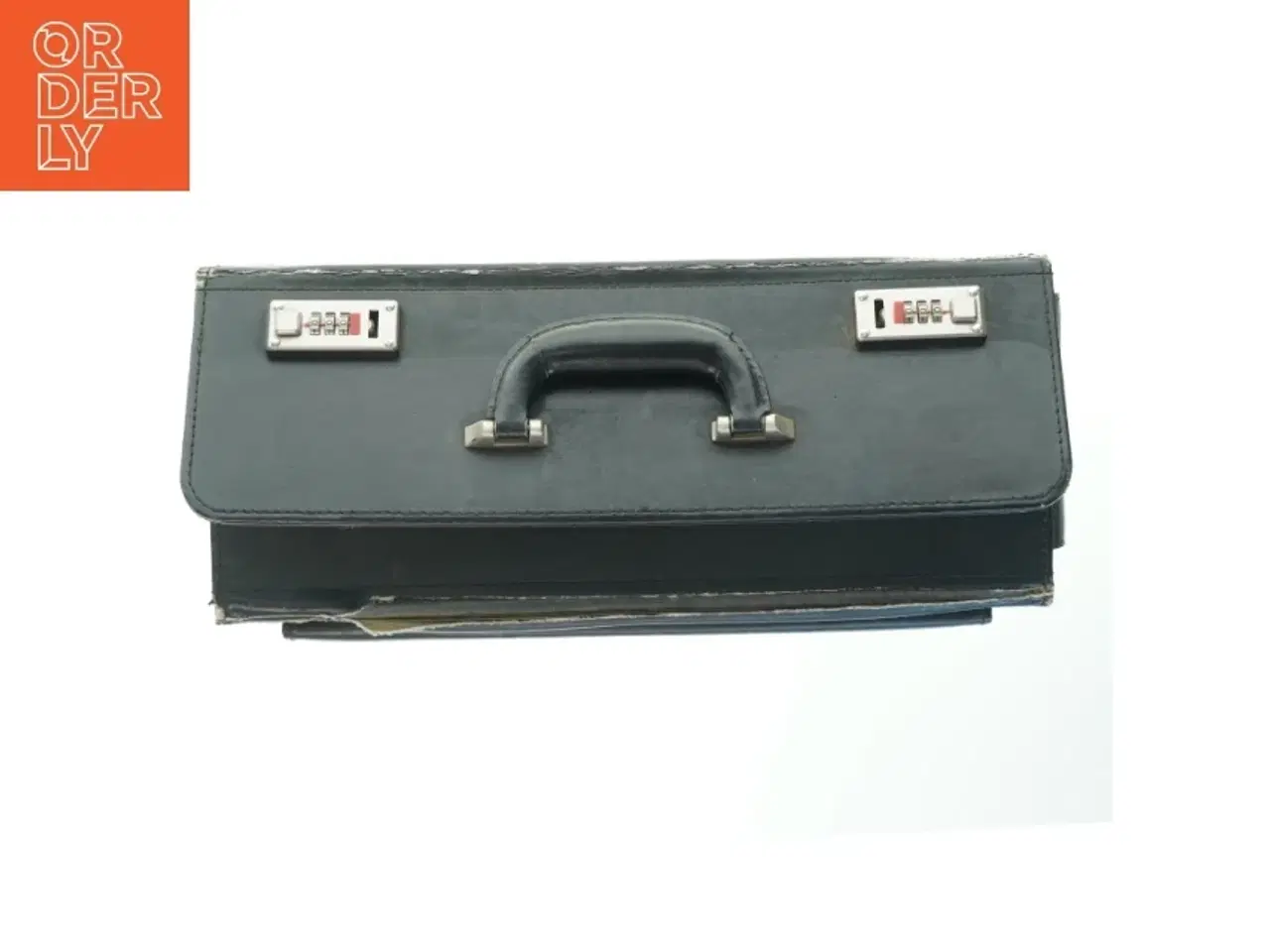 Billede 3 - Sort dokumentmappe med lås (str. 47x34 cm)