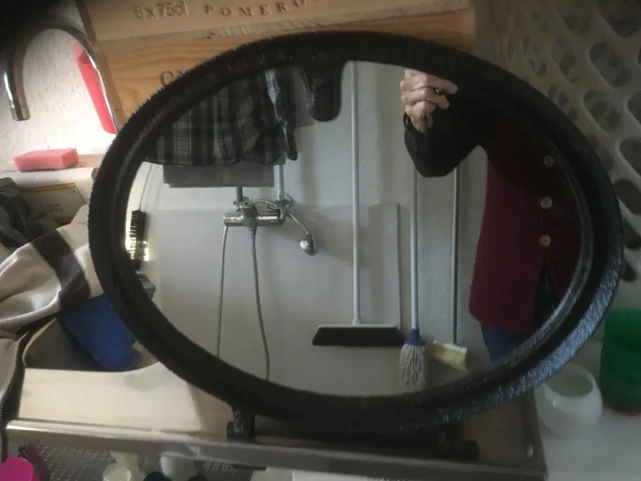 Billede 1 - Spejl i jernramme