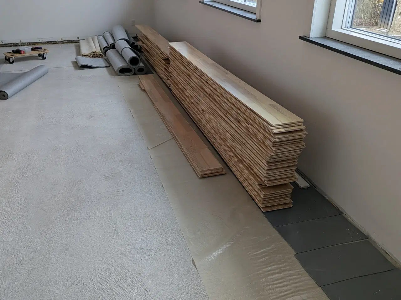 Billede 4 - Parketgulv 33m², Ask 3 stav