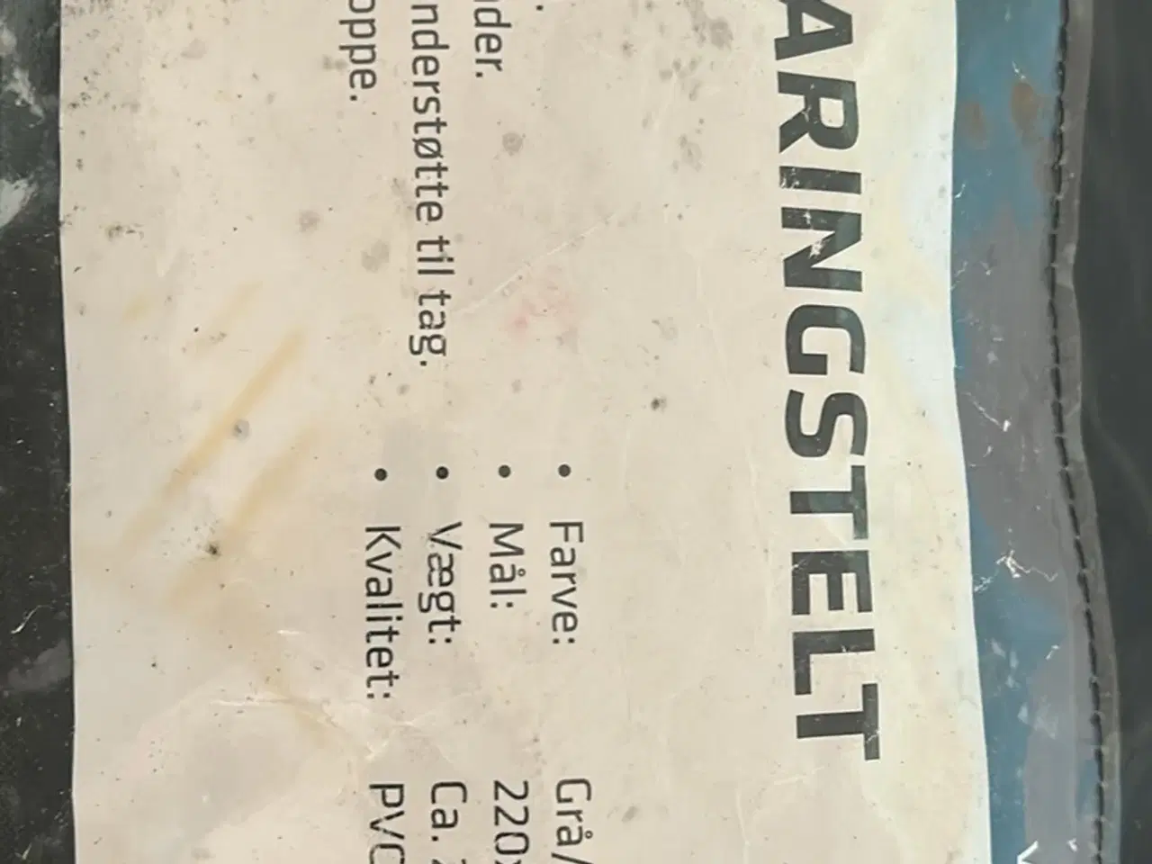 Billede 2 - Opbevarings telt Wecamp 