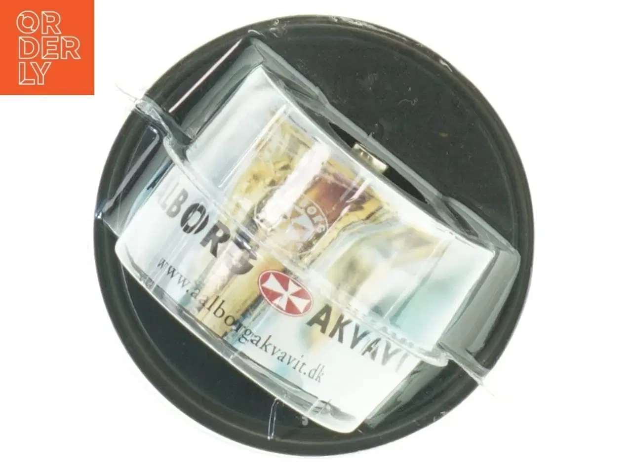 Billede 3 - Aalborg Akvavit bordskåner og flasketop (str. 10x7 cm)