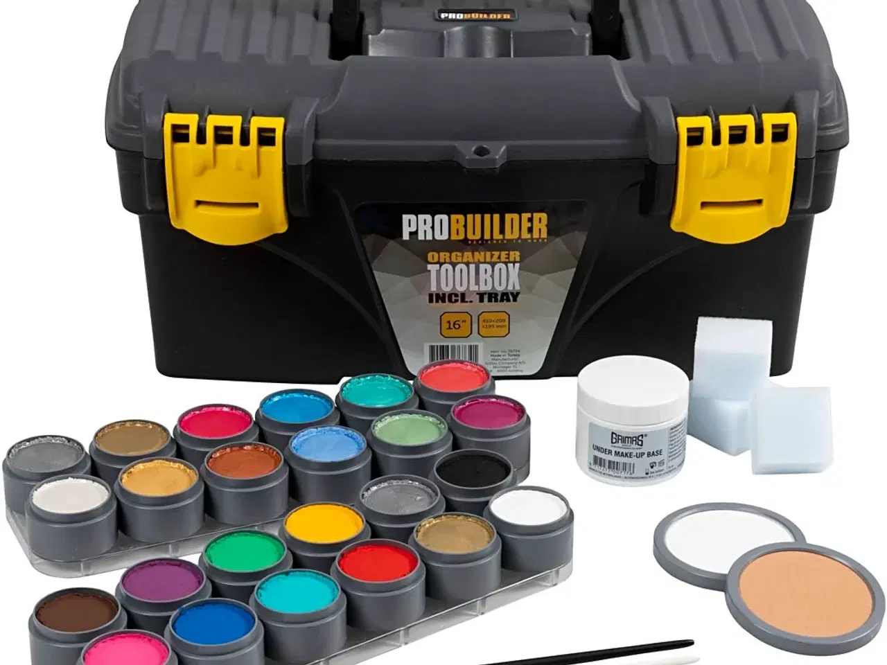Billede 1 - Grimas Sminkekuffert med 39 farverige makeup-dele