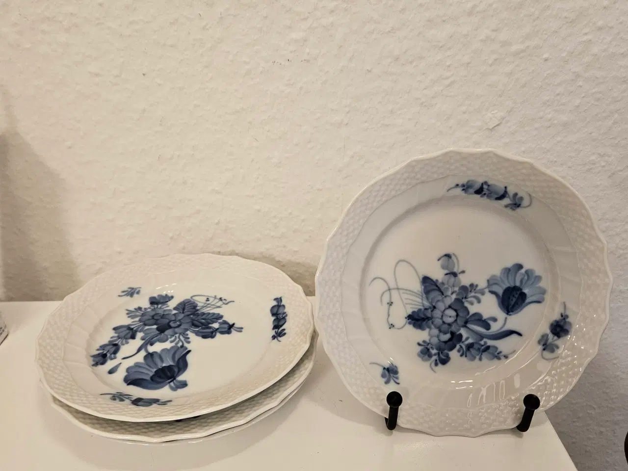 Billede 1 - Royal Copenhagen Blå Blomst tallerkener 4 stk