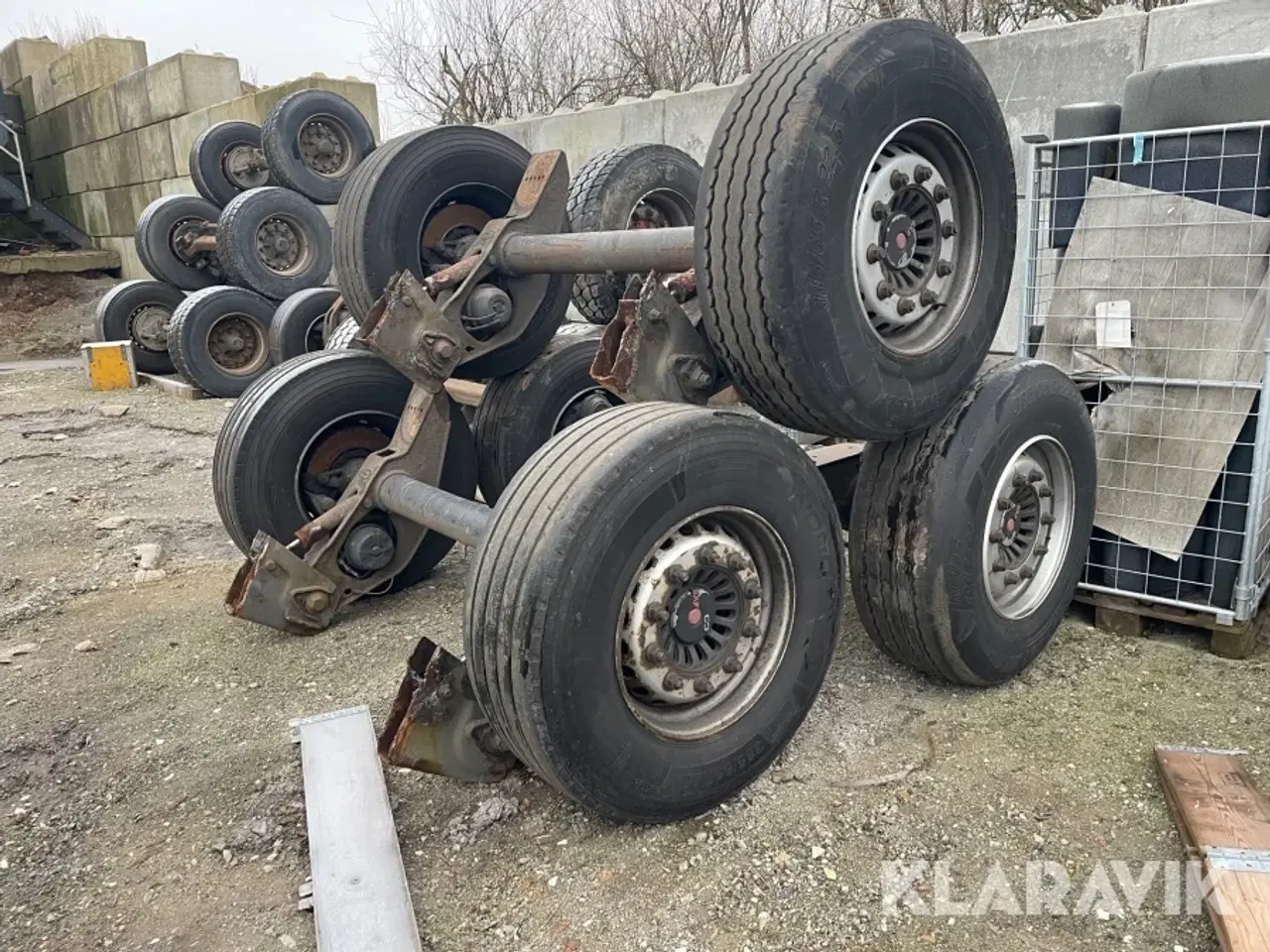 Billede 6 - Aksler til lastbil Saf-Holland SBS2243 3 styk