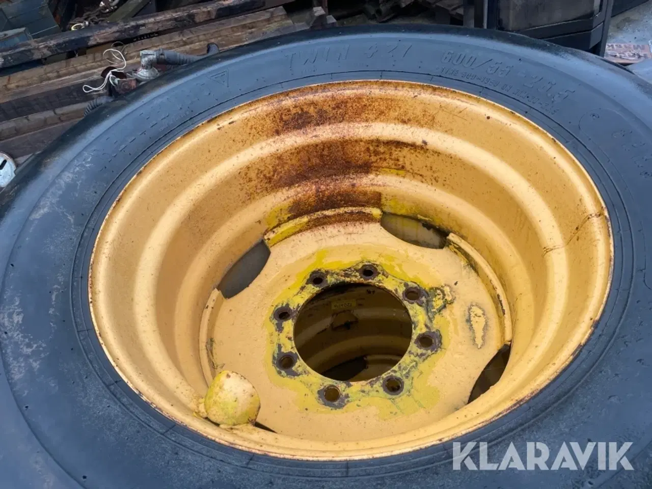 Billede 4 - Entreprenør dæk Trelleborg 600/55-26,5 til hydrema dumper