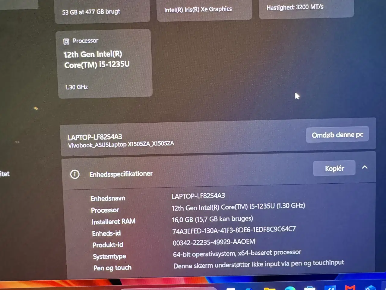 Billede 1 - Asus VivoBook 15 laptop 3000kr