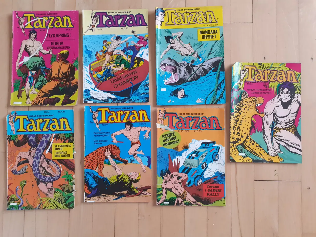 Billede 3 - Tegneserier. Tarzan, Edderkoppen, Superman, YANKEE