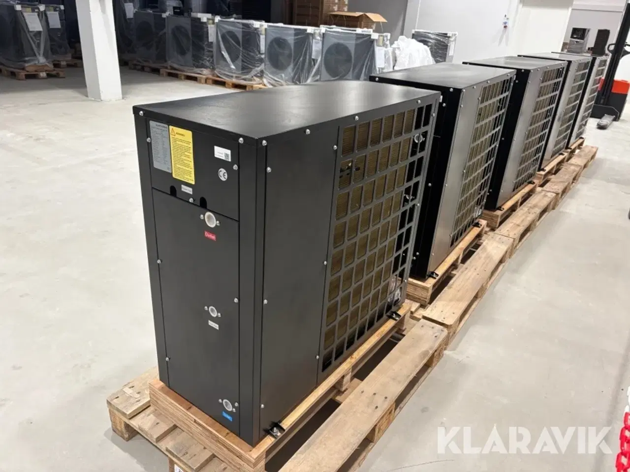 Billede 12 - Varmepumpe Scantherm Blokhus 7 kW R410A Monoblock 5 styk Nye/ubrugte med Fancoil (radiator)