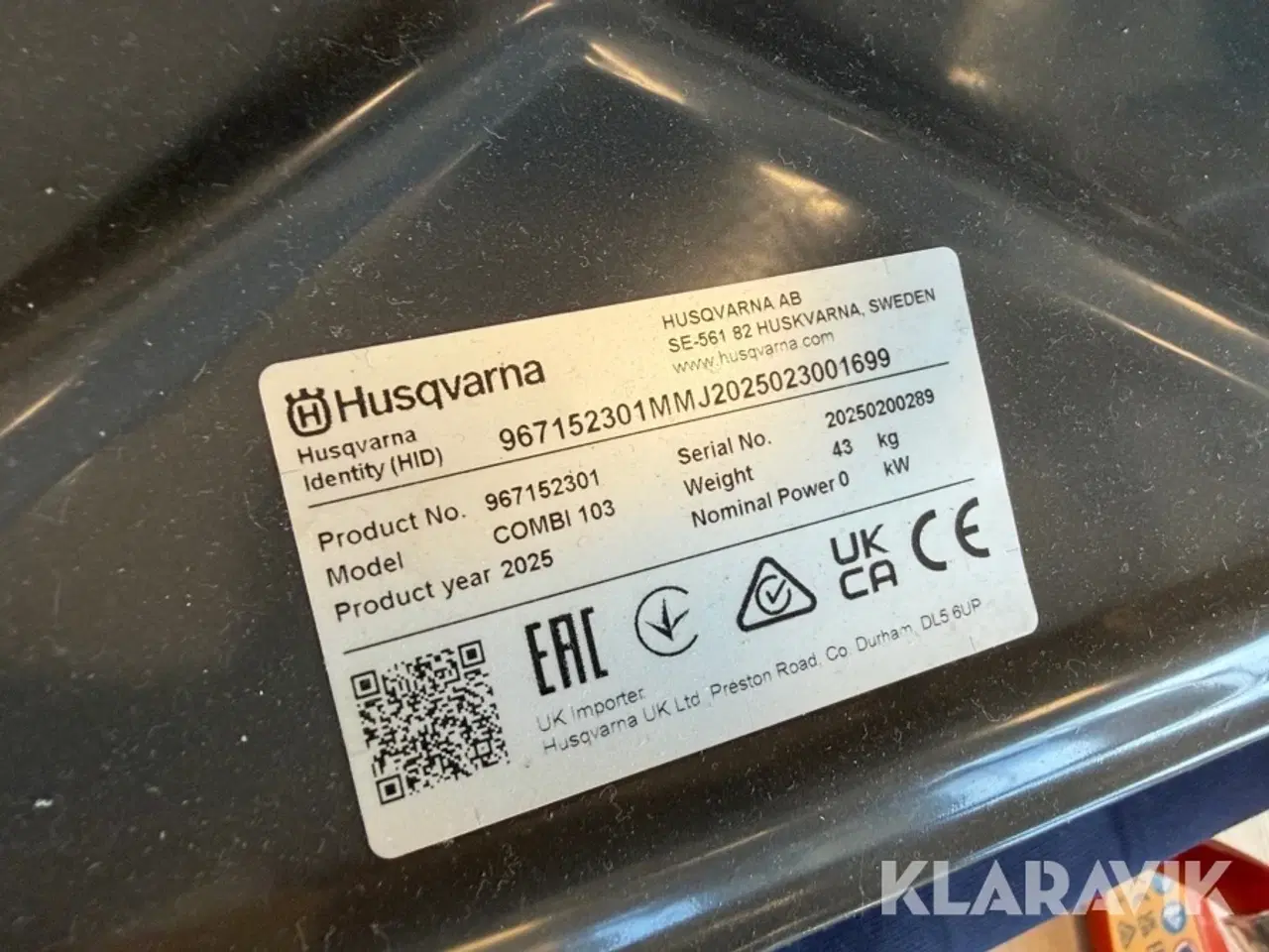 Billede 7 - Klippebord Husquarna CombiClip 103