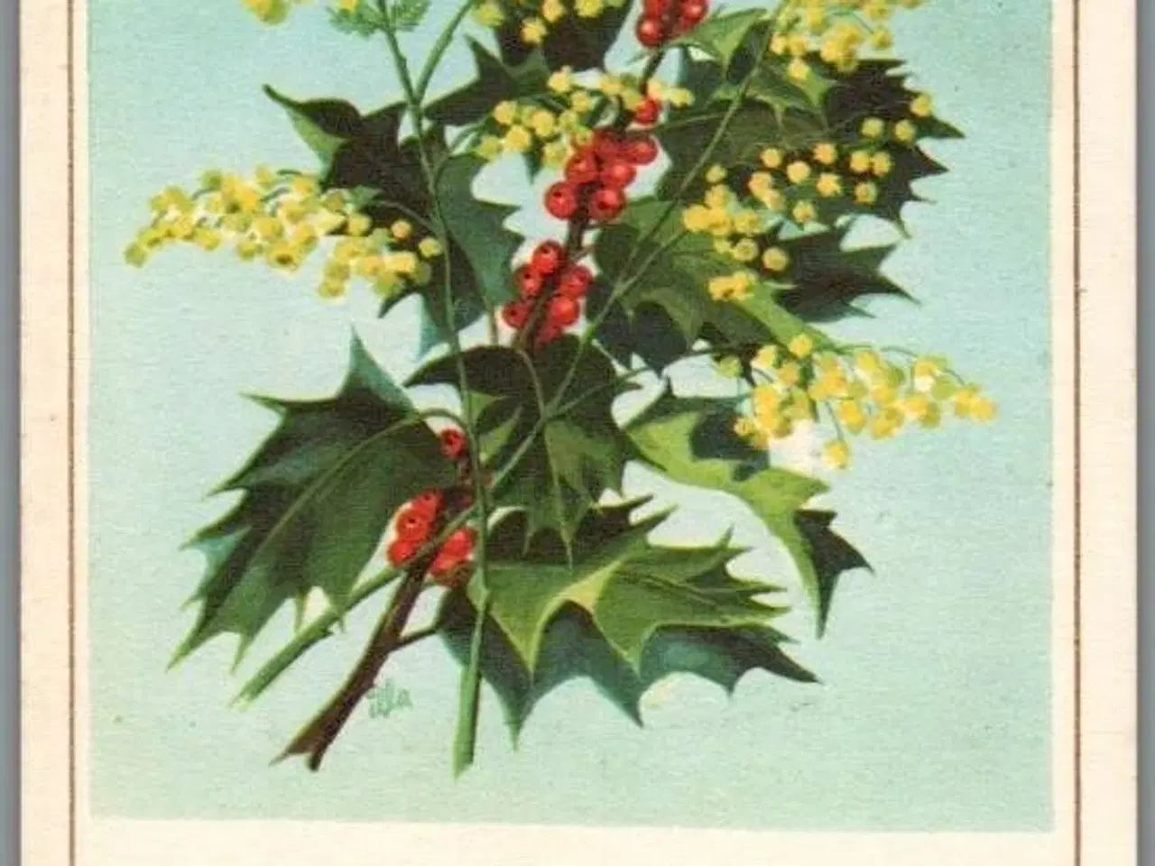 Billede 1 - Illa - Glædelig Jul - Stender Eneret - Serie 873 - Postkort - Brugt