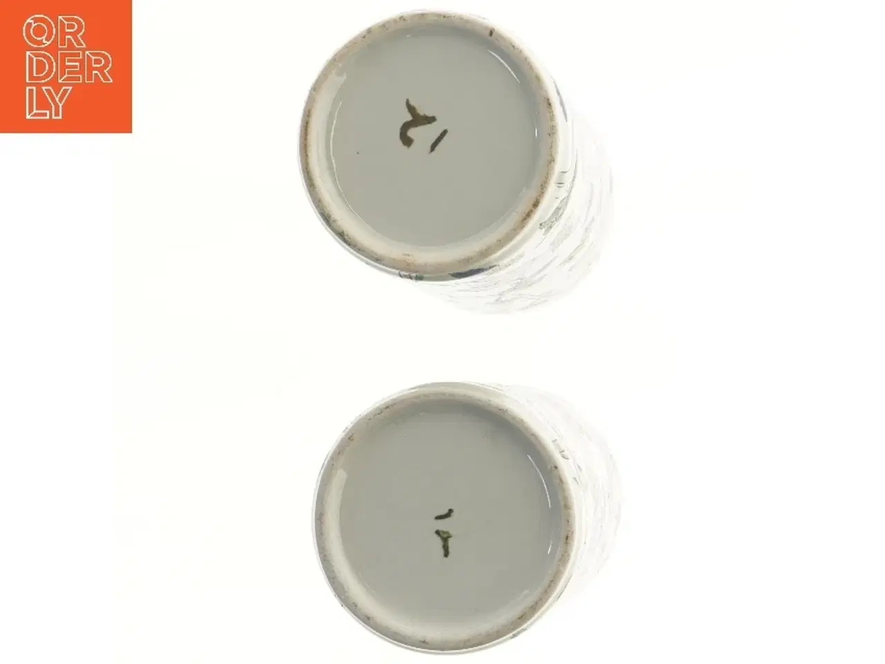 Billede 3 - Dekorative vaser med blomsterdesign (str. Ø 11x29 cm)